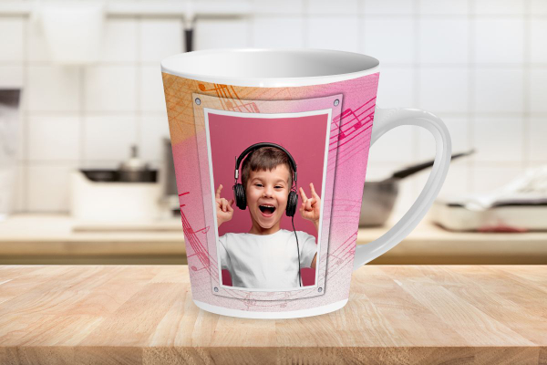 Personalised latte mug
