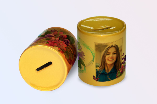 Ceramic photo money box
